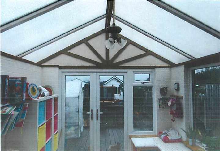 BEFORE Tiled Conservatory Roof Installation Hampshire